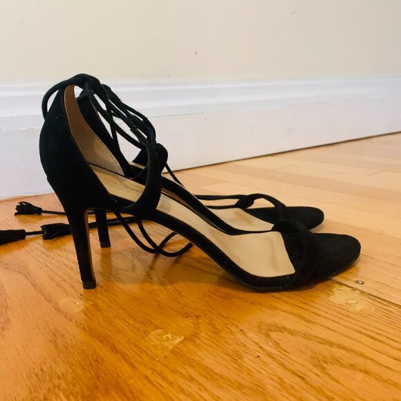 Women's Sandals Heels Designer Banana Republic Shoes Ankle Strap Sandals Size 9 - Picture 9 of 14